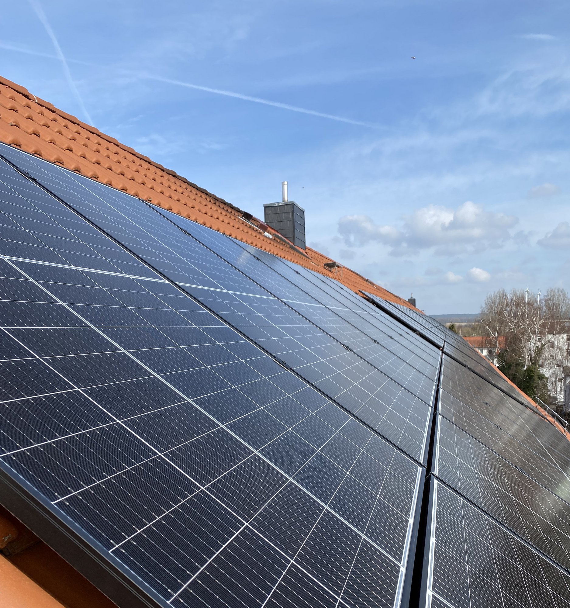 PV-Anlage auf einem Dach