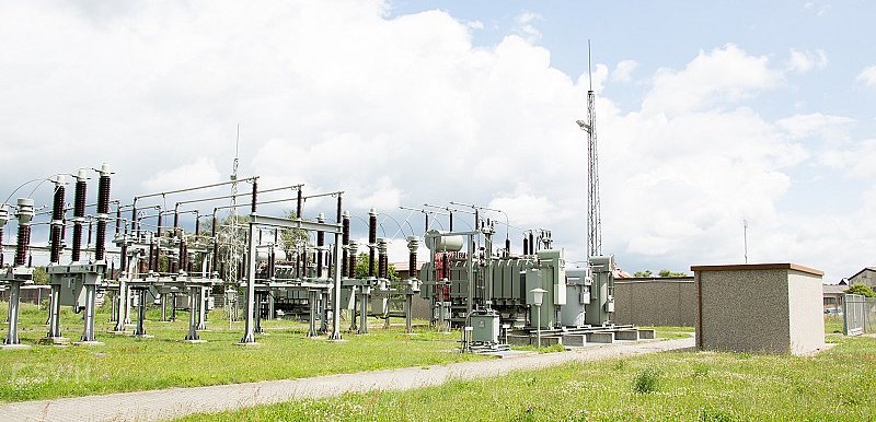 Netz-Station Strom