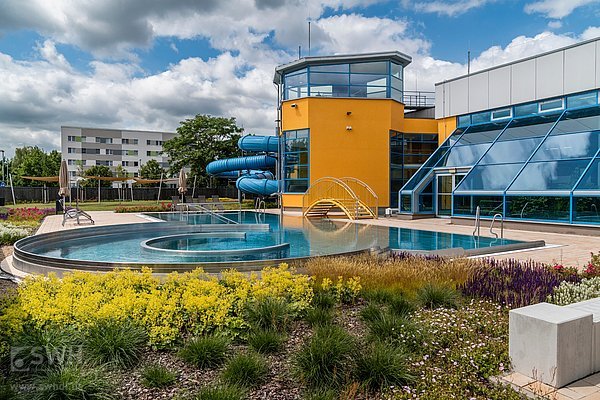 Außenansicht Rolli-Bad 